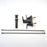PROOX 4 in Centerset Bathroom Waterfall Faucet with Drain Assembly
