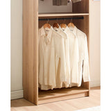 Prosper 32" Oak Wood Walk-in Closet with Two Rods