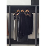 Prosper Gray Freestanding Walk in Wood Closet System