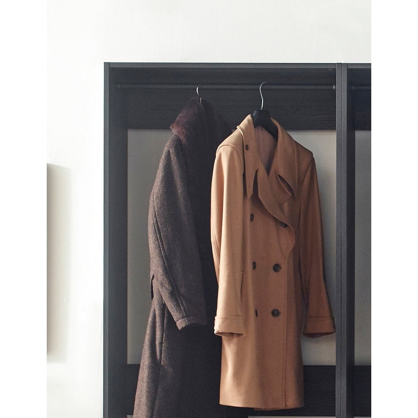 Prosper Gray Freestanding Walk in Wood Closet System