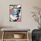 Protea Flower Pizzaz by Megan Gallagher (16 x 23 in.), Framed Canvas Wall Art Print - Sylvie Greywash