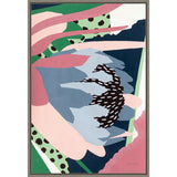 Protea Flower Pizzaz by Megan Gallagher (16 x 23 in.), Framed Canvas Wall Art Print - Sylvie Greywash