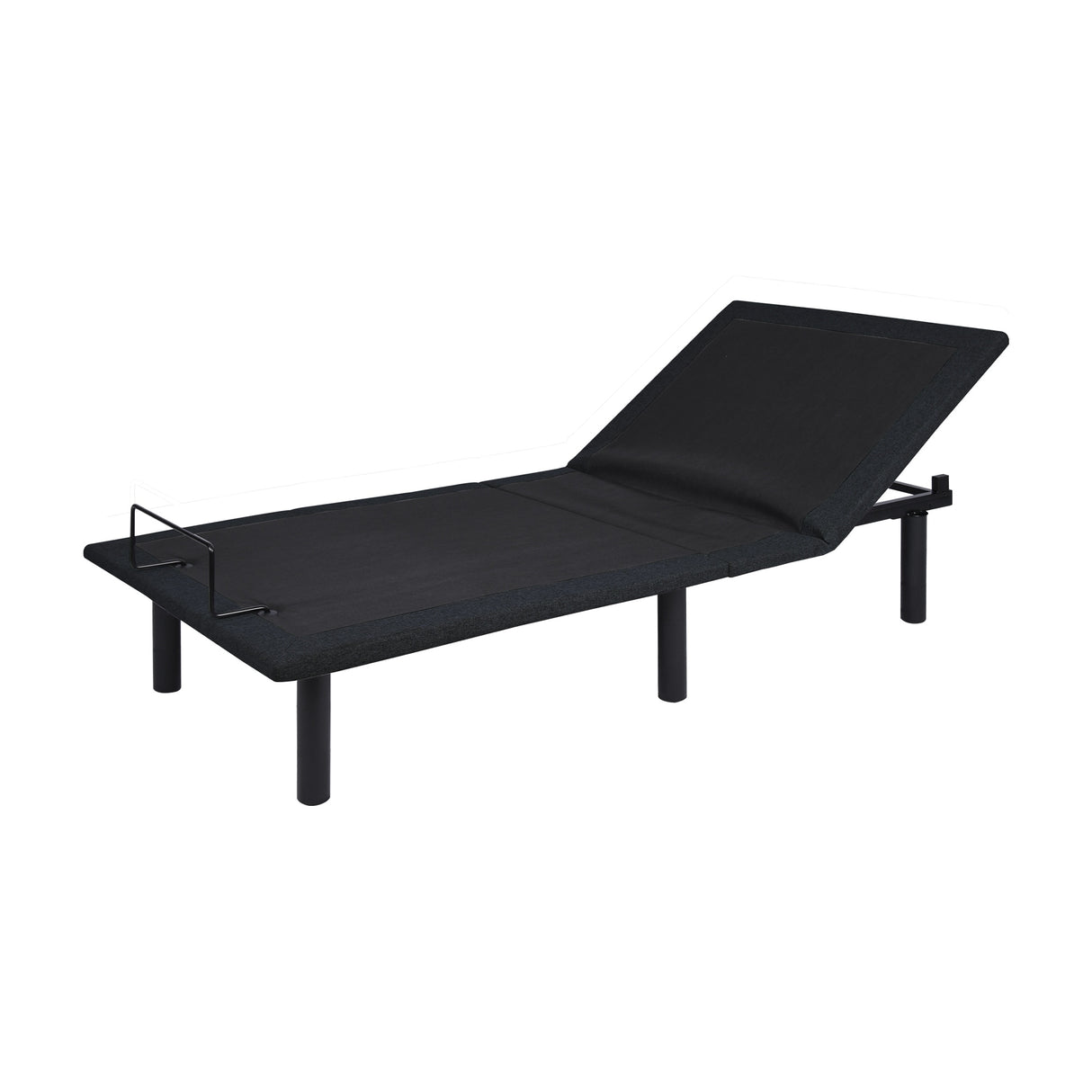 Prutent Contemporary Black Metal Adjustable Remote Controlled Bed Frame