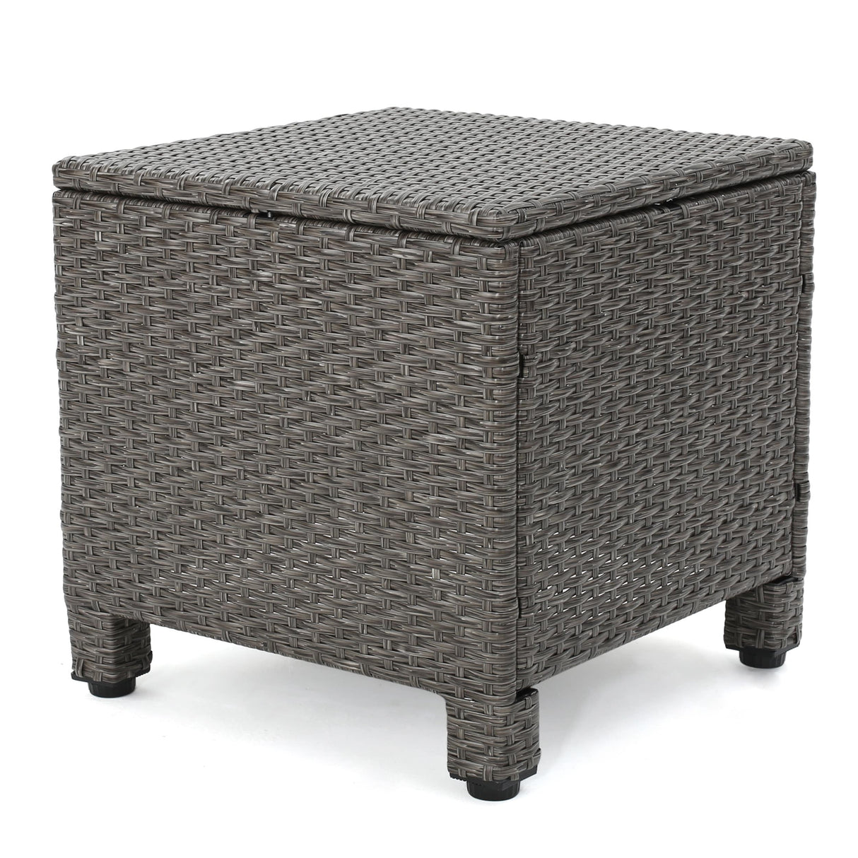 Puerta 5-piece Outdoor Wicker Chat Set with Water Resistant Cushions by Christopher Knight Home