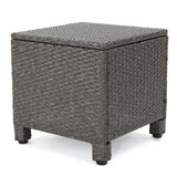 Puerta 5-piece Outdoor Wicker Chat Set with Water Resistant Cushions by Christopher Knight Home