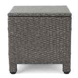 Puerta 5-piece Outdoor Wicker Chat Set with Water Resistant Cushions by Christopher Knight Home
