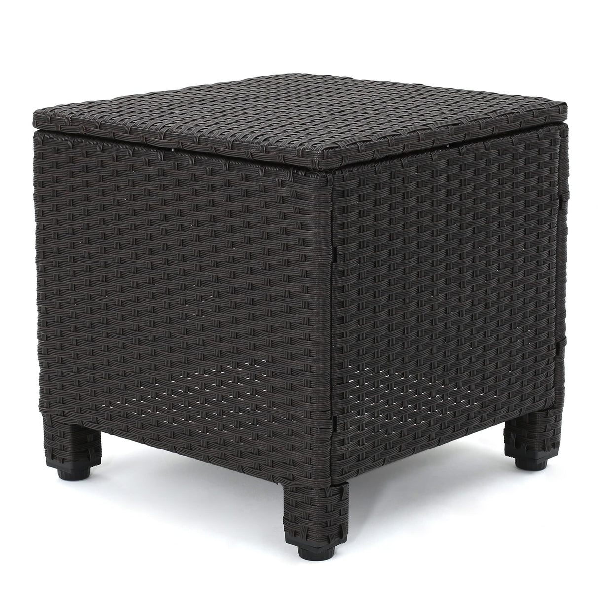 Puerta 5-piece Outdoor Wicker Chat Set with Water Resistant Cushions by Christopher Knight Home