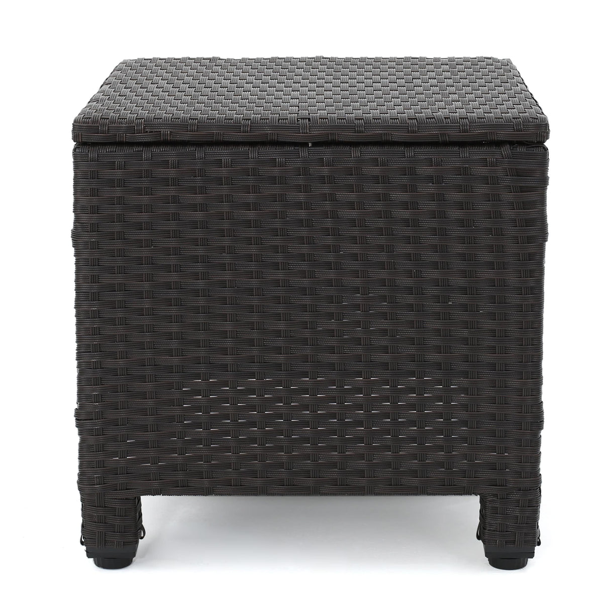Puerta 5-piece Outdoor Wicker Chat Set with Water Resistant Cushions by Christopher Knight Home