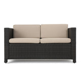 Puerta Outdoor 10-piece Wicker Patio Set with Cushions by Christopher Knight Home