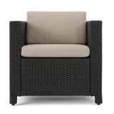 Puerta Outdoor 10-piece Wicker Patio Set with Cushions by Christopher Knight Home
