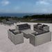 Puerta Outdoor 10-piece Wicker Patio Set with Cushions by Christopher Knight Home