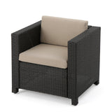 Puerta Outdoor 10-piece Wicker Patio Set with Cushions by Christopher Knight Home