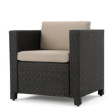 Puerta Outdoor 10-piece Wicker Patio Set with Cushions by Christopher Knight Home