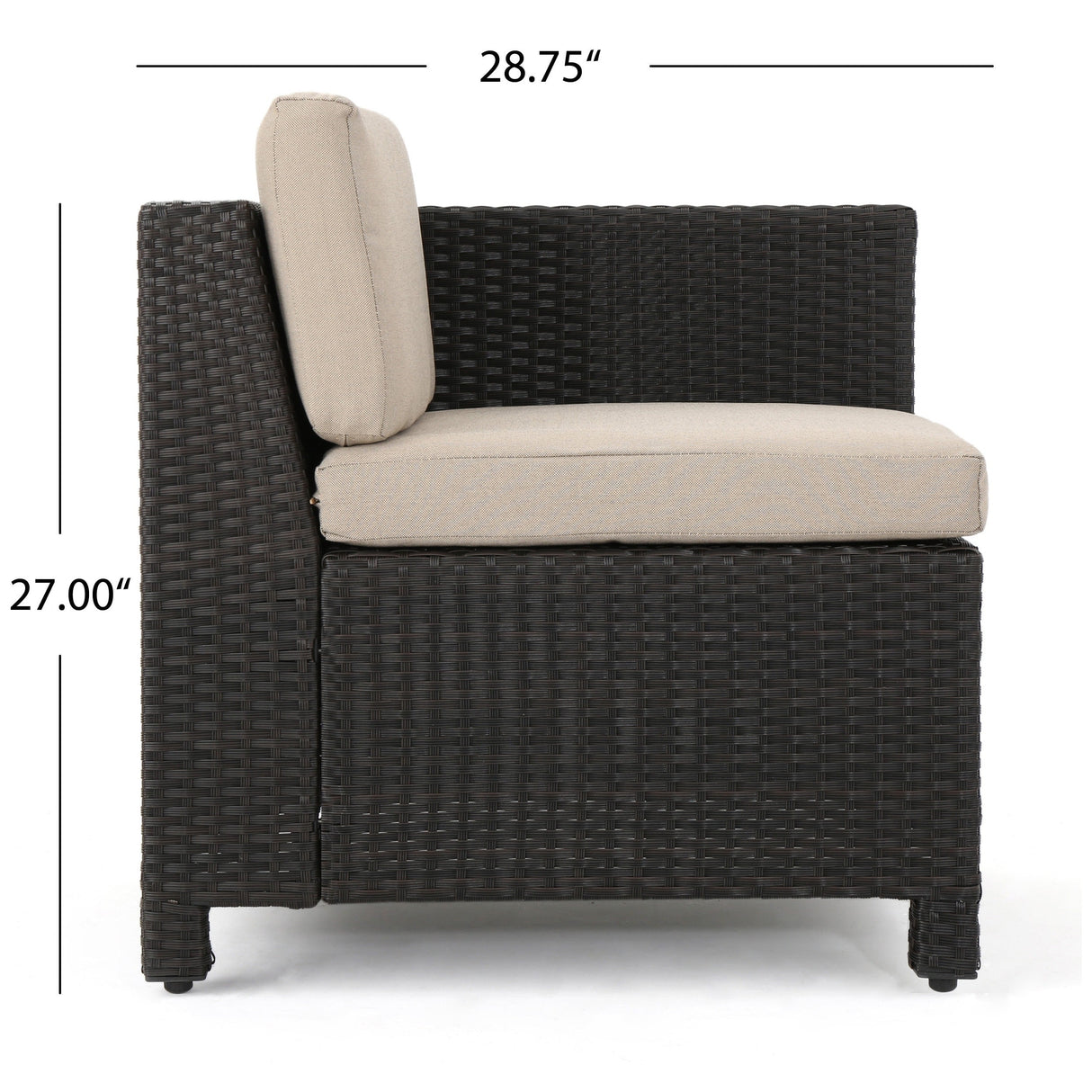 Puerta Outdoor 10-piece Wicker Sofa Set Collection with Cushions by Christopher Knight Home