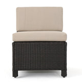Puerta Outdoor 10-piece Wicker Sofa Set Collection with Cushions by Christopher Knight Home