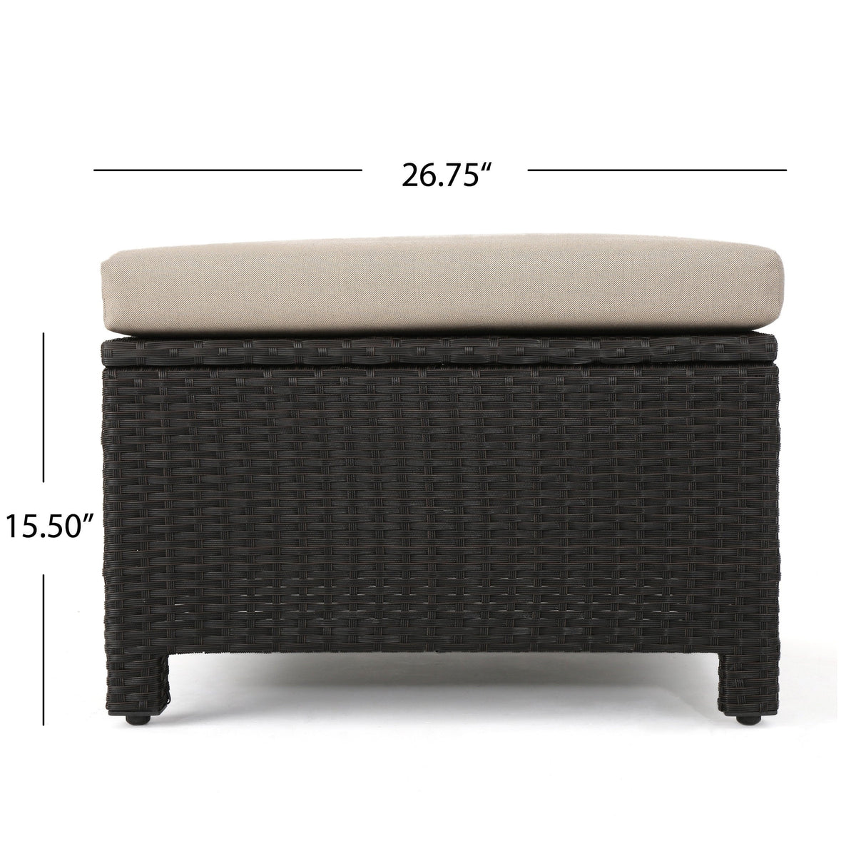 Puerta Outdoor 10-piece Wicker Sofa Set Collection with Cushions by Christopher Knight Home