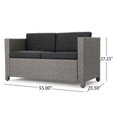 Puerta Outdoor 4-piece Patio Chat Set by Christopher Knight Home