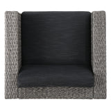 Puerta Outdoor 4-piece Patio Chat Set by Christopher Knight Home