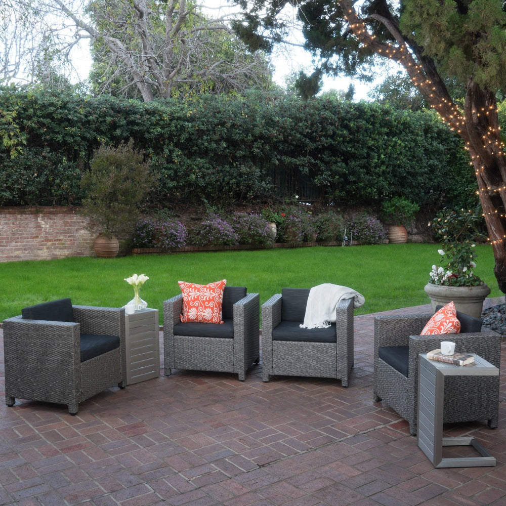 Puerta Outdoor 6-piece Seating Set with Cushions by Christopher Knight Home