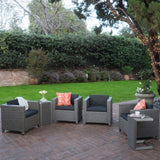 Puerta Outdoor 6-piece Seating Set with Cushions by Christopher Knight Home