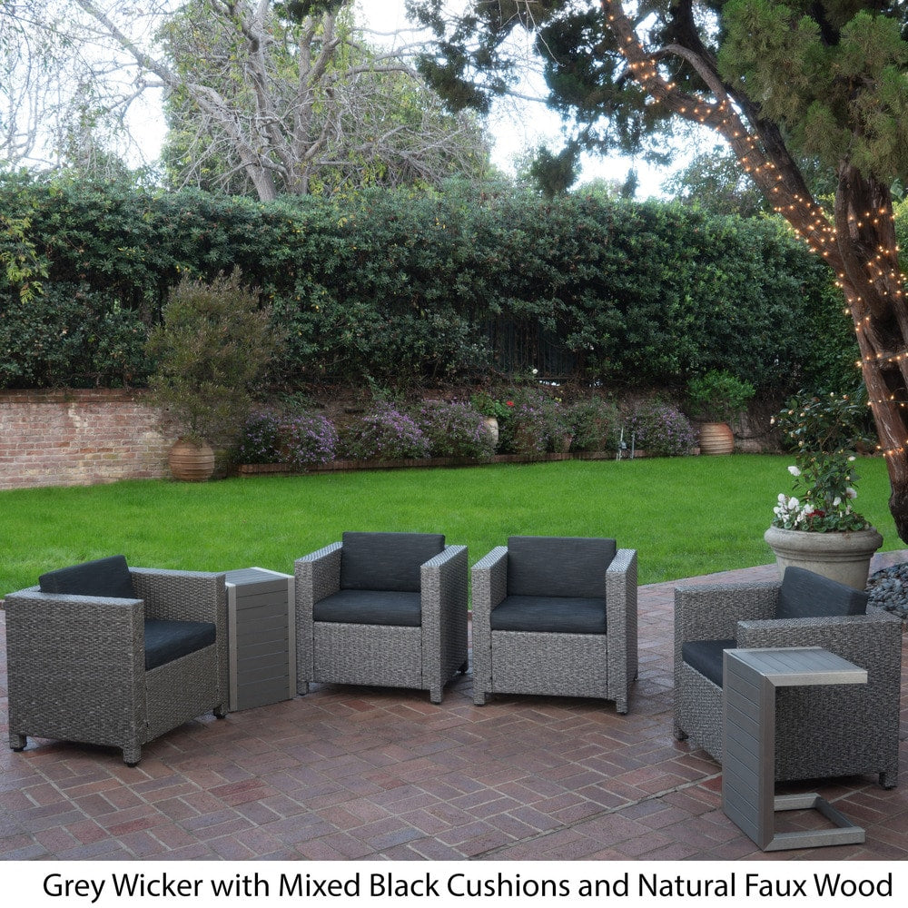 Puerta Outdoor 6-piece Seating Set with Cushions by Christopher Knight Home