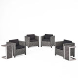 Puerta Outdoor 6-piece Seating Set with Cushions by Christopher Knight Home