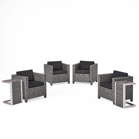 Puerta Outdoor 6-piece Seating Set with Cushions by Christopher Knight Home