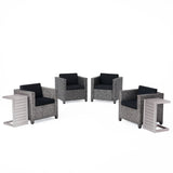 Puerta Outdoor 6-piece Seating Set with Cushions by Christopher Knight Home