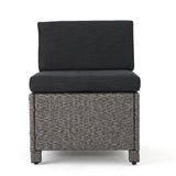 Puerta Outdoor 7-piece Wicker Daybed Set with Cushions by Christopher Knight Home