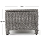 Puerta Outdoor 7-piece Wicker Daybed Set with Cushions by Christopher Knight Home