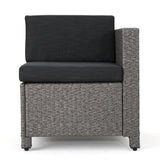 Puerta Outdoor 7-piece Wicker Daybed Set with Cushions by Christopher Knight Home