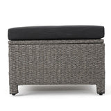 Puerta Outdoor 7-piece Wicker Daybed Set with Cushions by Christopher Knight Home