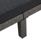 Puerta Outdoor Adjustable PE Wicker Chaise Lounge with Cushion by Christopher Knight Home (Set of 2)