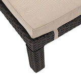 Puerta Outdoor Adjustable PE Wicker Chaise Lounge with Cushion by Christopher Knight Home (Set of 2)