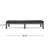 Puerta Outdoor Adjustable PE Wicker Chaise Lounge with Cushion by Christopher Knight Home (Set of 2)