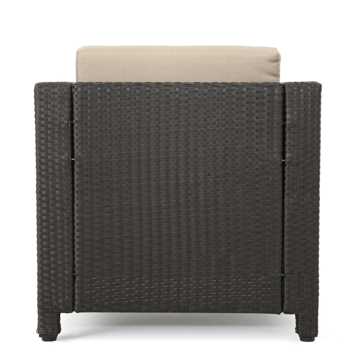 Puerta Outdoor Club Chairs with Water Resistant Cushions (Set of 4) by Christopher Knight Home