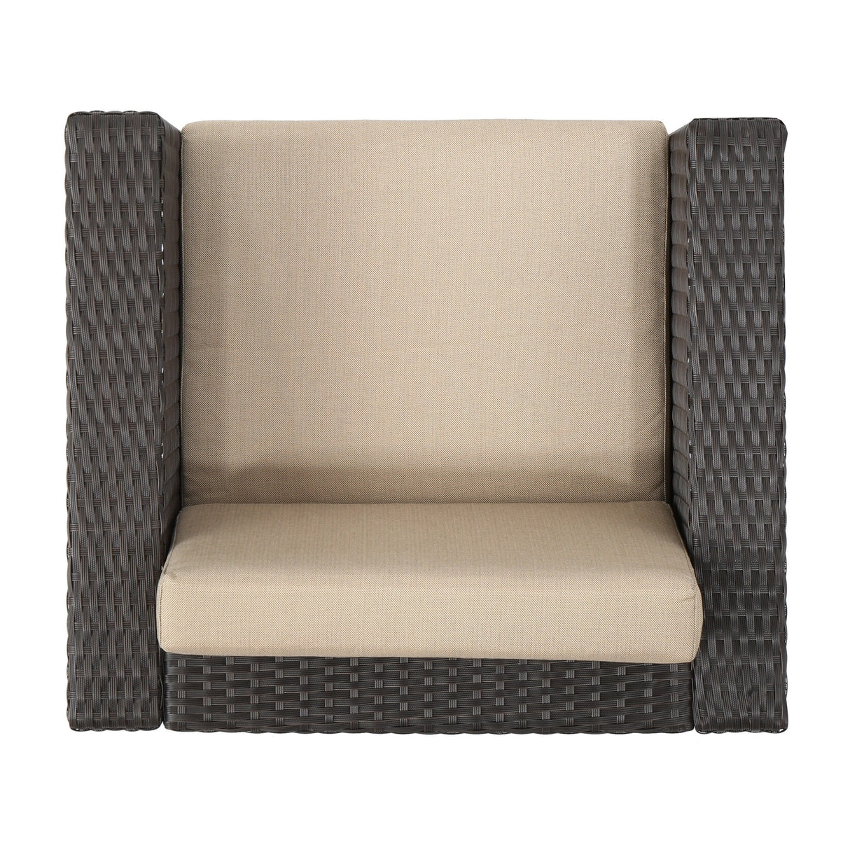 Puerta Outdoor Club Chairs with Water Resistant Cushions (Set of 4) by Christopher Knight Home