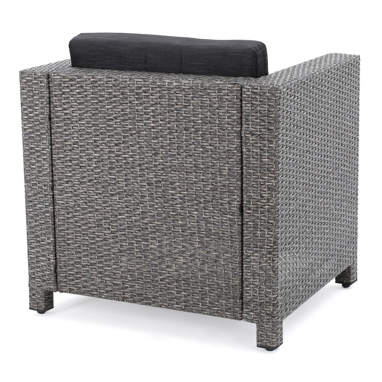 Puerta Outdoor Club Chairs with Water Resistant Cushions (Set of 4) by Christopher Knight Home