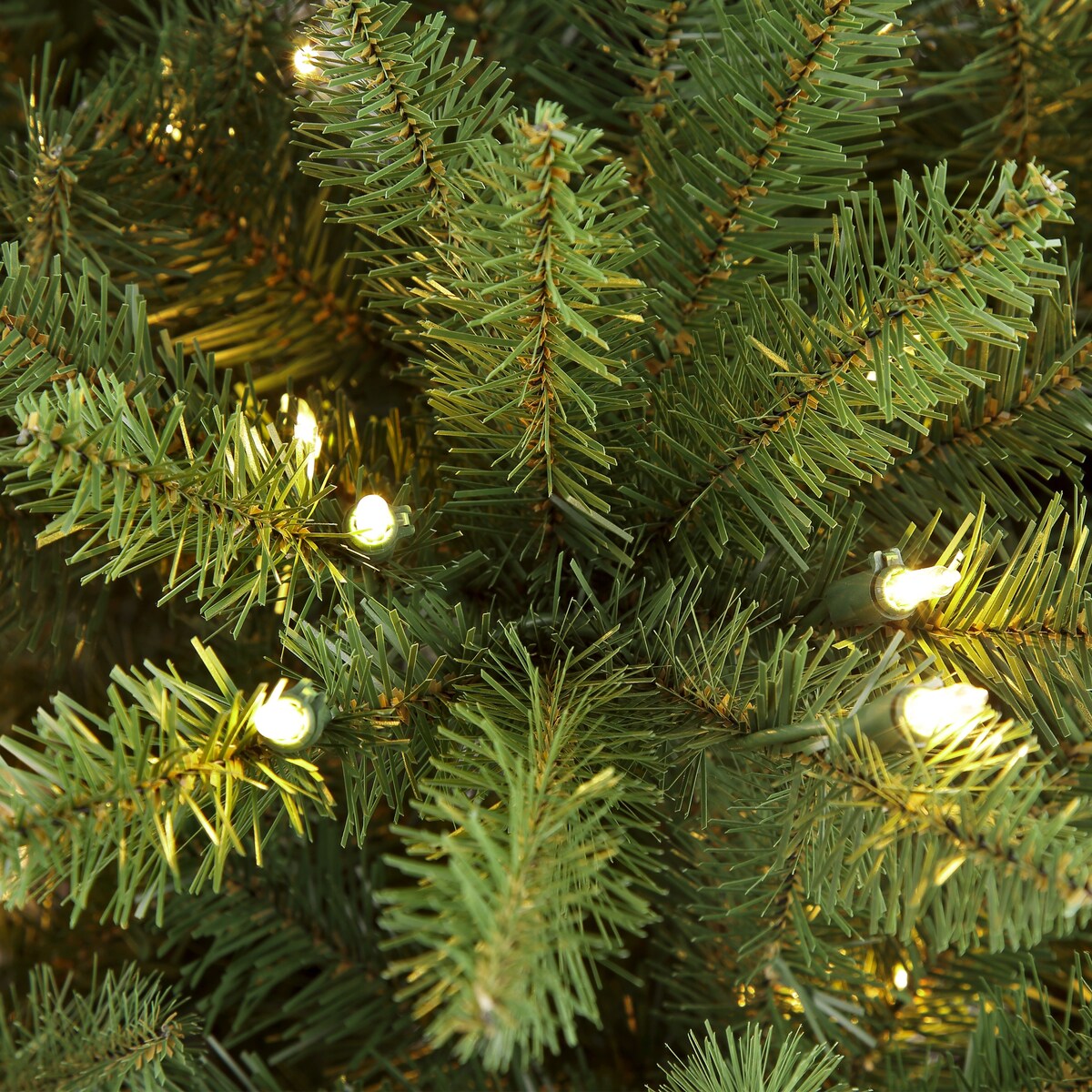 Puleo International 10 ft. Pre-lit Slim Fraser Fir Artificial Christmas Tree