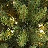 Puleo International 10 ft. Pre-lit Slim Fraser Fir Artificial Christmas Tree