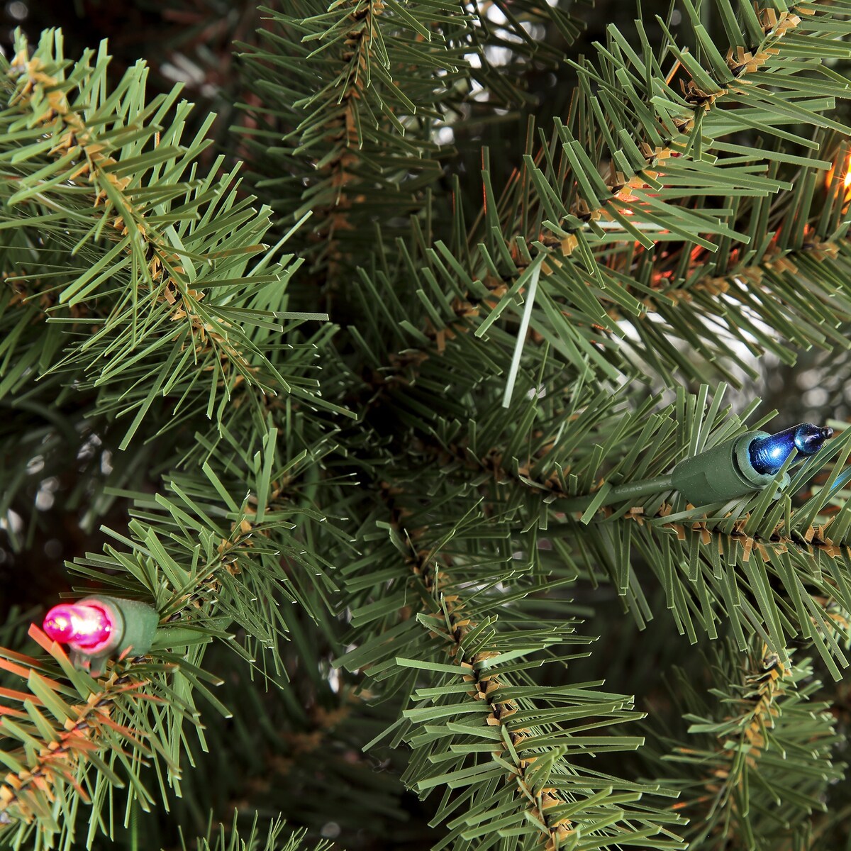 Puleo International 4.5' Pre-Lit Slim Fraser Fir Artificial Christmas Tree - 4.5