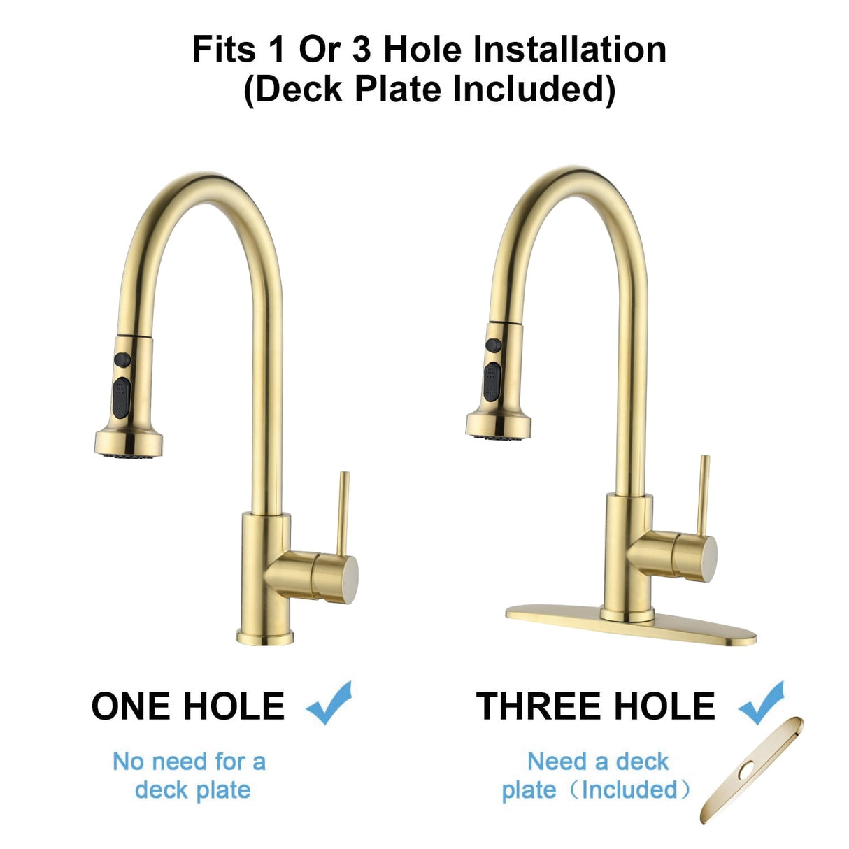 Pull Down Kitchen Faucet With Soap Dispenser Single Handle Kitchen Sink Faucet One Hole Stainless Steel Modern Basin Mixer Taps