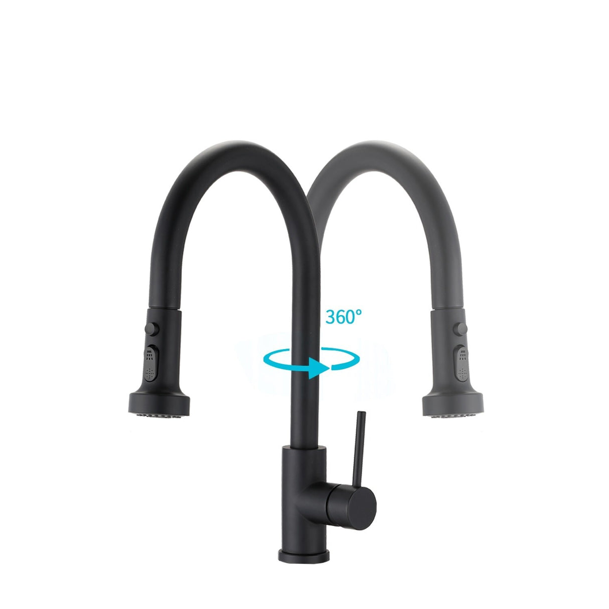 Pull Down Kitchen Faucet With Soap Dispenser Single Handle Kitchen Sink Faucet One Hole Stainless Steel Modern Basin Mixer Taps