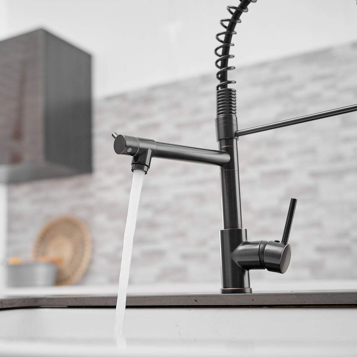 Pull Down Kitchen Faucet with Sprayer