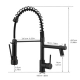 Pull Down Kitchen Faucet with Sprayer