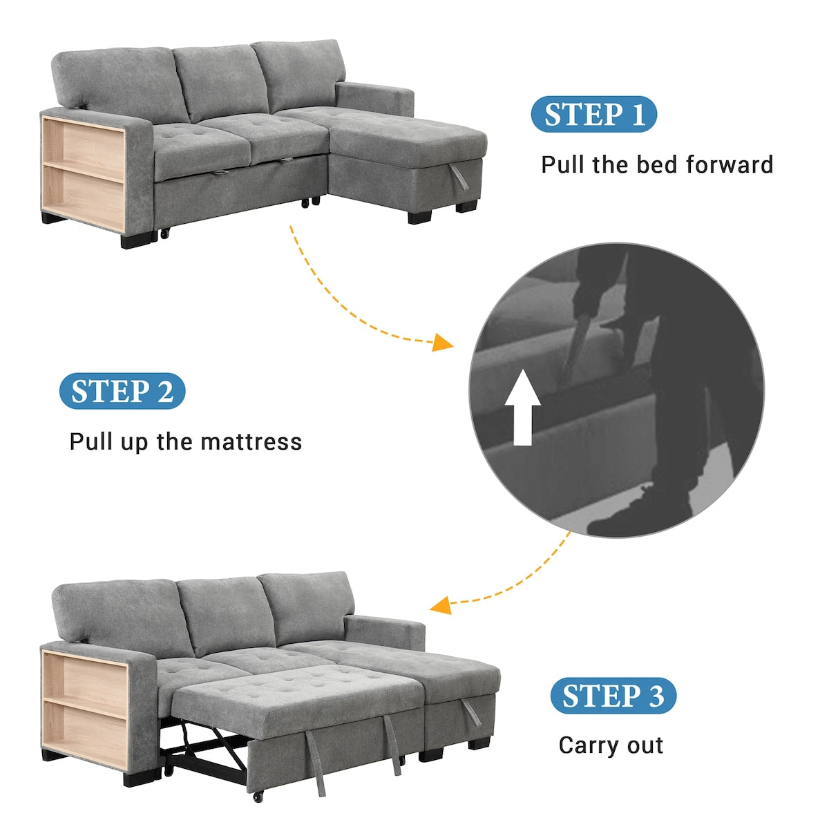 Pull Out Couch Bed Pull Out Sofa Bed,Sleeper Sofa Bed