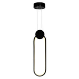Pulley 4 in LED Black Mini Pendant