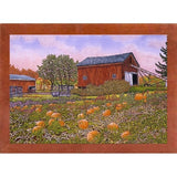 Pumpkin Patch-THEWIN9572 Print 18.5"x27.5" by Thelma Winter