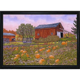 Pumpkin Patch-THEWIN9572 Print 18.5"x27.5" by Thelma Winter