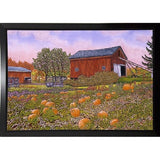 Pumpkin Patch-THEWIN9572 Print 18.5"x27.5" by Thelma Winter